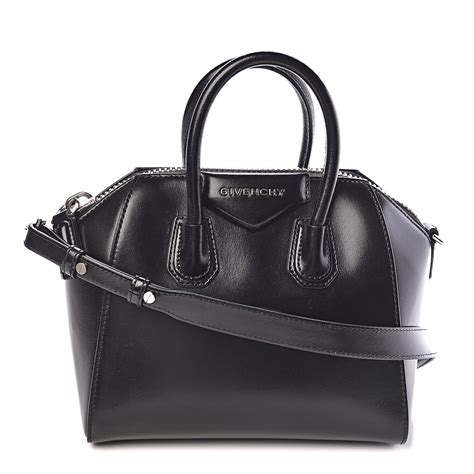 givenchy antigona mini shiny black|Givenchy antigona small sale.